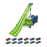 Maxbell Big Hauler Truck Toy Cars Storage and Transporter Toy for Kids Birthday Gift green