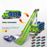 Maxbell Big Hauler Truck Toy Cars Storage and Transporter Toy for Kids Birthday Gift green