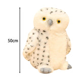 Maxbell Owl Stuffed Animals Realistic Comfortable Throw Pillow for Boys Girls Adults 50cm