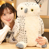 Maxbell Owl Stuffed Animals Realistic Comfortable Throw Pillow for Boys Girls Adults 50cm