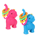Maxbell Elephant Rings Toss Game Educational Toy Children Throw Circle Game for Kids Blue