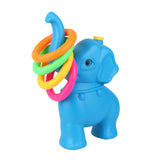 Maxbell Elephant Rings Toss Game Educational Toy Children Throw Circle Game for Kids Blue
