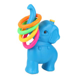 Maxbell Elephant Rings Toss Game Educational Toy Children Throw Circle Game for Kids Blue