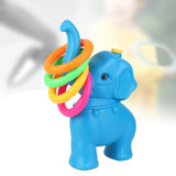Maxbell Elephant Rings Toss Game Educational Toy Children Throw Circle Game for Kids Blue