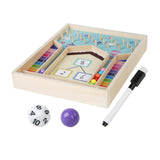 Maxbell Number Counting Toy Montessori Wood Math Toy for Kids Kindergarten Preschool