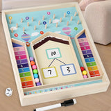 Maxbell Number Counting Toy Montessori Wood Math Toy for Kids Kindergarten Preschool