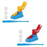 Maxbell Kids Pitching Machine Baseball Batting Machine for Birthday Gifts Girls Boys Yellow