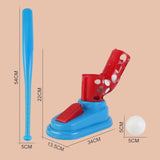 Maxbell Kids Pitching Machine Baseball Batting Machine for Birthday Gifts Girls Boys Yellow