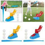 Maxbell Kids Pitching Machine Baseball Batting Machine for Birthday Gifts Girls Boys Yellow