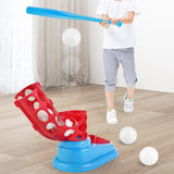 Maxbell Kids Pitching Machine Baseball Batting Machine for Birthday Gifts Girls Boys Yellow