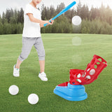 Maxbell Kids Pitching Machine Baseball Batting Machine for Birthday Gifts Girls Boys Yellow