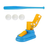 Maxbell Kids Pitching Machine Baseball Batting Machine for Birthday Gifts Girls Boys Yellow