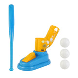 Maxbell Kids Pitching Machine Baseball Batting Machine for Birthday Gifts Girls Boys Yellow