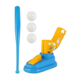 Maxbell Kids Pitching Machine Baseball Batting Machine for Birthday Gifts Girls Boys Yellow