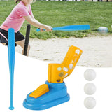 Maxbell Kids Pitching Machine Baseball Batting Machine for Birthday Gifts Girls Boys Yellow