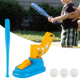 Maxbell Kids Pitching Machine Baseball Batting Machine for Birthday Gifts Girls Boys Yellow