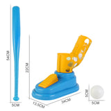 Maxbell Kids Pitching Machine Baseball Batting Machine for Birthday Gifts Girls Boys Yellow
