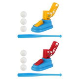 Maxbell Kids Pitching Machine Baseball Batting Machine for Birthday Gifts Girls Boys Yellow