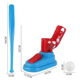 Maxbell Kids Pitching Machine Baseball Batting Machine for Birthday Gifts Girls Boys Red