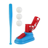 Maxbell Kids Pitching Machine Baseball Batting Machine for Birthday Gifts Girls Boys Red