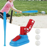 Maxbell Kids Pitching Machine Baseball Batting Machine for Birthday Gifts Girls Boys Red
