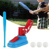 Maxbell Kids Pitching Machine Baseball Batting Machine for Birthday Gifts Girls Boys Red