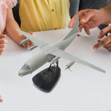 Maxbell Assembly 1/144 Aircraft Model Educational DIY Airplane for Bar Bedroom Shelf