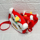 Maxbell Embroidered Tote Purse Portable Chinese New Year Crossbody Bag Street Indoor Style B