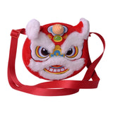 Maxbell Embroidered Tote Purse Portable Chinese New Year Crossbody Bag Street Indoor Style B