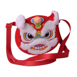 Maxbell Embroidered Tote Purse Portable Chinese New Year Crossbody Bag Street Indoor Style B