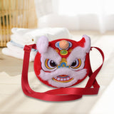 Maxbell Embroidered Tote Purse Portable Chinese New Year Crossbody Bag Street Indoor Style B