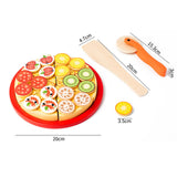 Maxbell Kitchen Accessory Food Toys Cutting Play Food Toy Window Display Gift Crafts Pizza