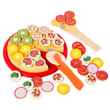Maxbell Kitchen Accessory Food Toys Cutting Play Food Toy Window Display Gift Crafts Pizza