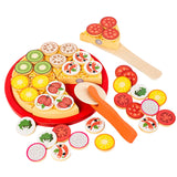 Maxbell Kitchen Accessory Food Toys Cutting Play Food Toy Window Display Gift Crafts Pizza