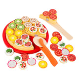 Maxbell Kitchen Accessory Food Toys Cutting Play Food Toy Window Display Gift Crafts Pizza
