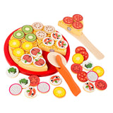 Maxbell Kitchen Accessory Food Toys Cutting Play Food Toy Window Display Gift Crafts Pizza