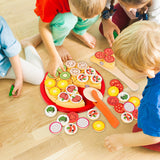 Maxbell Kitchen Accessory Food Toys Cutting Play Food Toy Window Display Gift Crafts Pizza