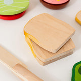Maxbell Kitchen Accessory Food Toys Cutting Play Food Toy Window Display Gift Crafts hamburger