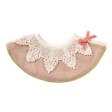 Maxbell Lace Feeding Bibs Absorbent Lace Handmade Drool Burp Bibs for Newborn Infant