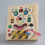 Maxbell Montessori Busy Board Sensory Toys for Birthday Gifts Boys and Girls Nursery