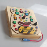 Maxbell Montessori Busy Board Sensory Toys for Birthday Gifts Boys and Girls Nursery