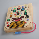 Maxbell Montessori Busy Board Sensory Toys for Birthday Gifts Boys and Girls Nursery
