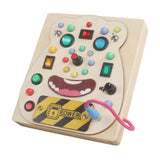 Maxbell Montessori Busy Board Sensory Toys for Birthday Gifts Boys and Girls Nursery