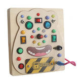 Maxbell Montessori Busy Board Sensory Toys for Birthday Gifts Boys and Girls Nursery