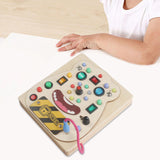 Maxbell Montessori Busy Board Sensory Toys for Birthday Gifts Boys and Girls Nursery