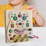 Maxbell Montessori Busy Board Sensory Toys for Birthday Gifts Boys and Girls Nursery