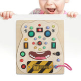 Maxbell Montessori Busy Board Sensory Toys for Birthday Gifts Boys and Girls Nursery