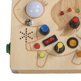 Maxbell Switch Light Busy Board Sensory Toys for Kindergarten Birthday Gifts Infants