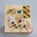 Maxbell Switch Light Busy Board Sensory Toys for Kindergarten Birthday Gifts Infants