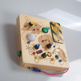 Maxbell Switch Light Busy Board Sensory Toys for Kindergarten Birthday Gifts Infants